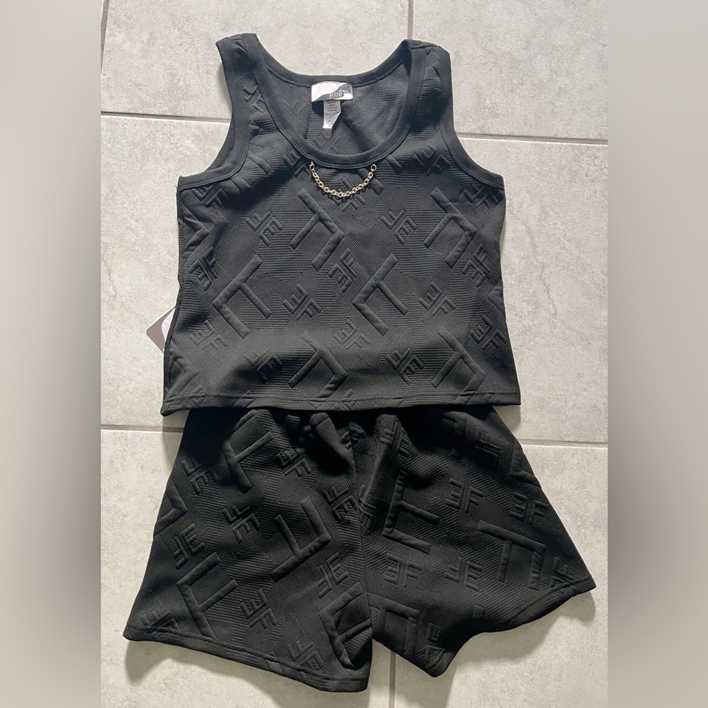 Shorts🌞🌞 2 Piece Black Shorts Set - Picture 5 of 6